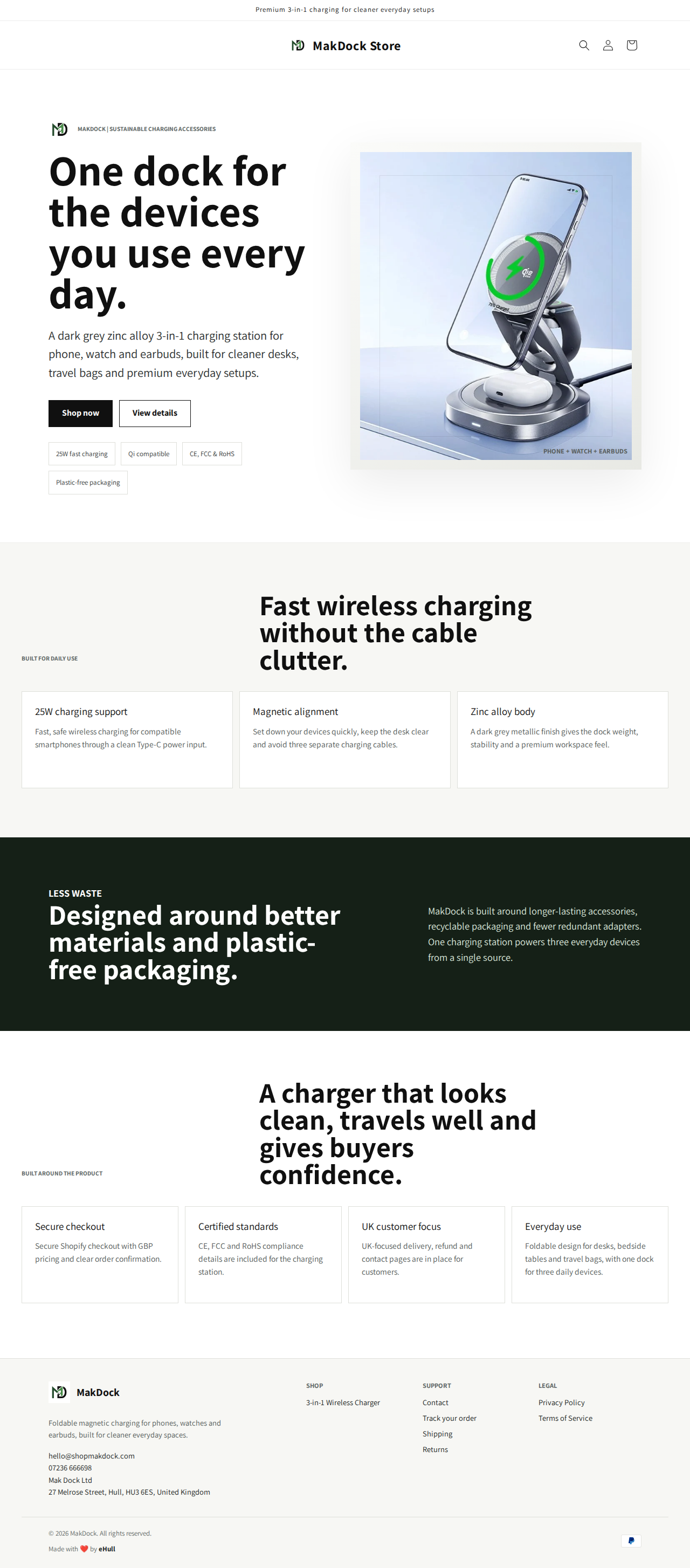 MakDock Shopify Store Setup gallery