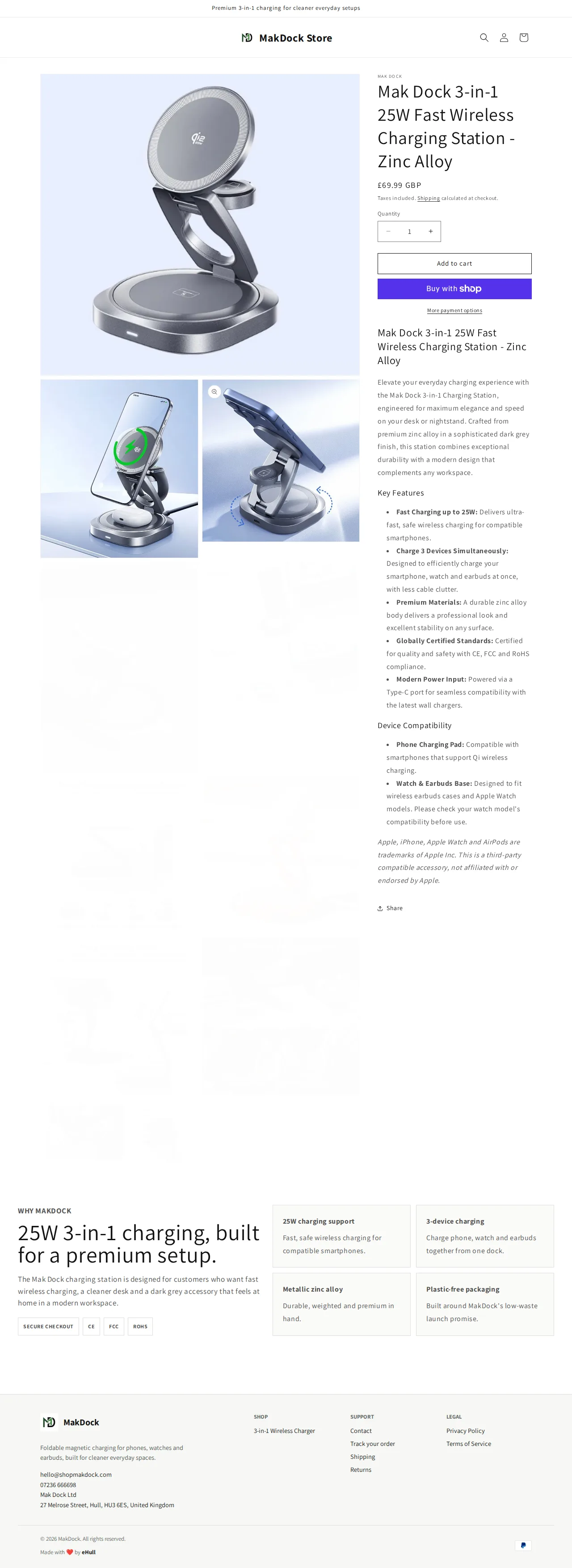MakDock Shopify Store Setup gallery