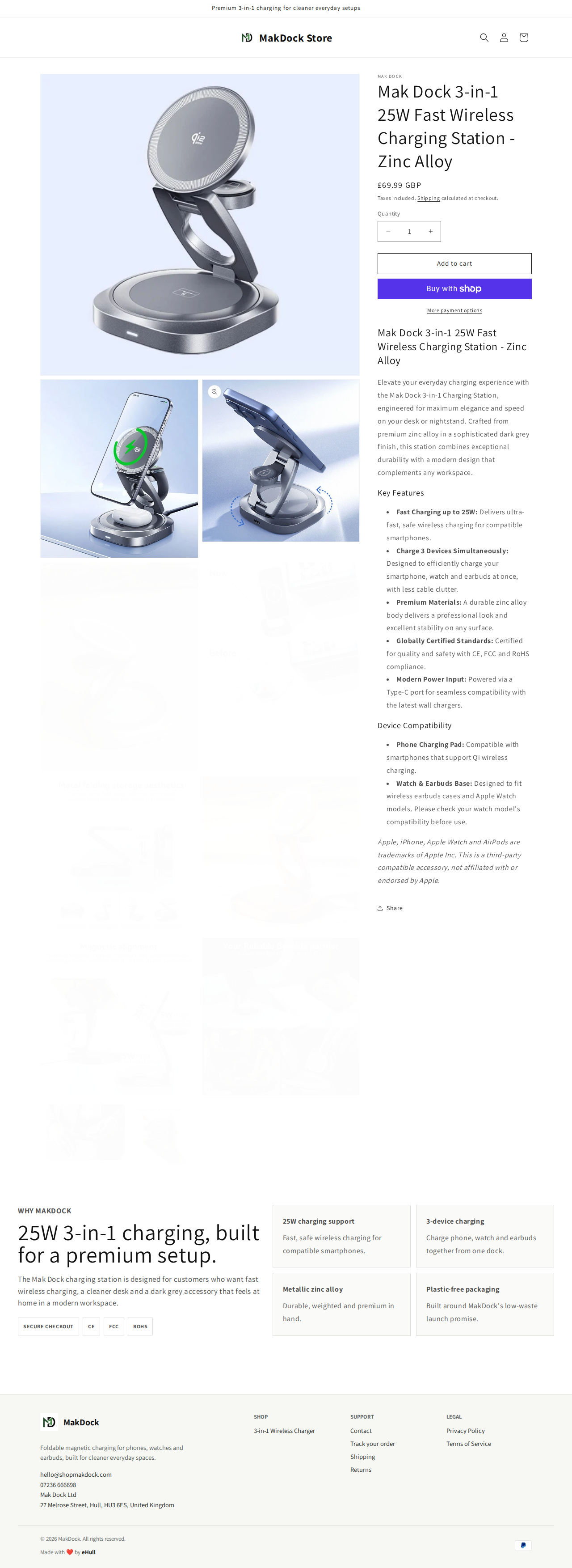 MakDock Shopify Store Setup gallery
